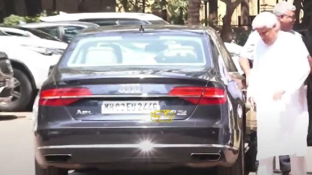 Javed Akhtar with Audi A8L