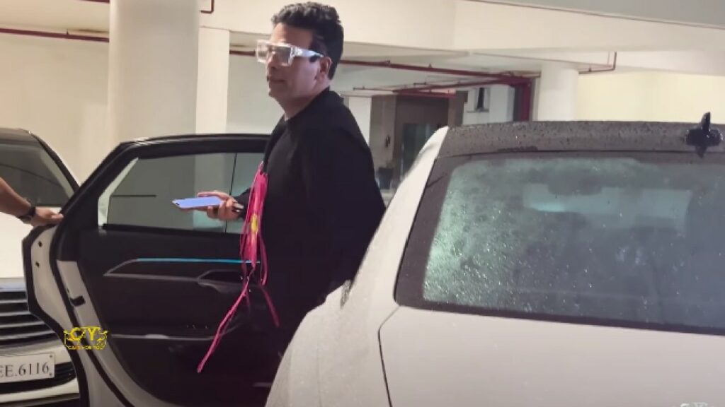 Karan Johar with Audi A8L