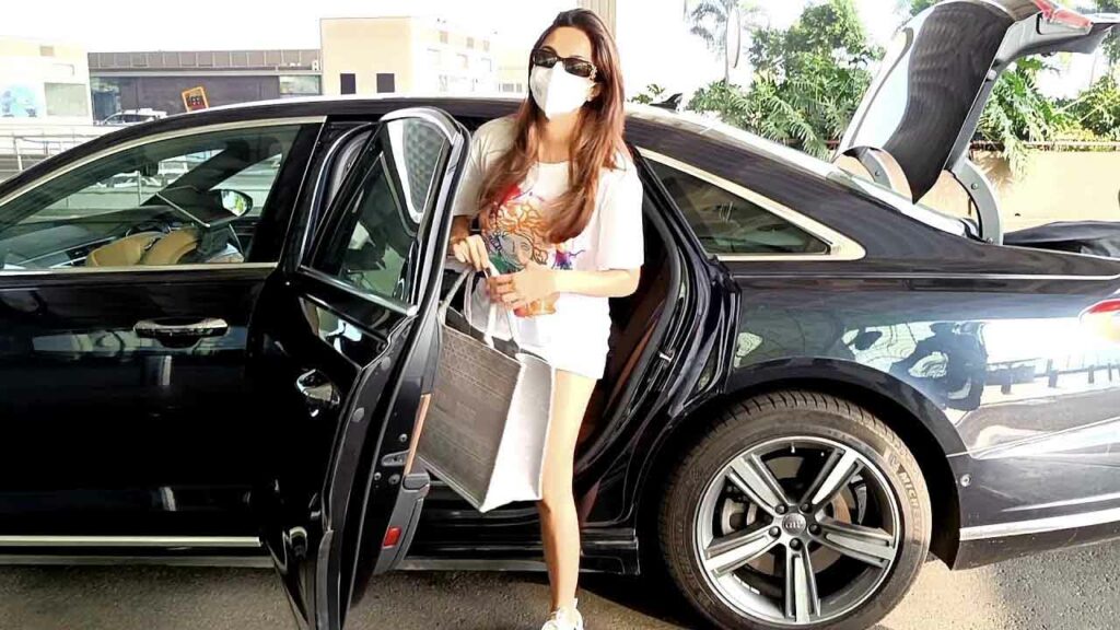 Kiara Advani Audi A8 L