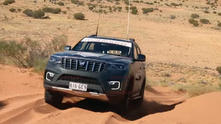 mahindra scorpio n simpson desert guiness world record