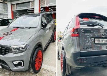 Mahindra Scorpio N Nardo Grey Wrap