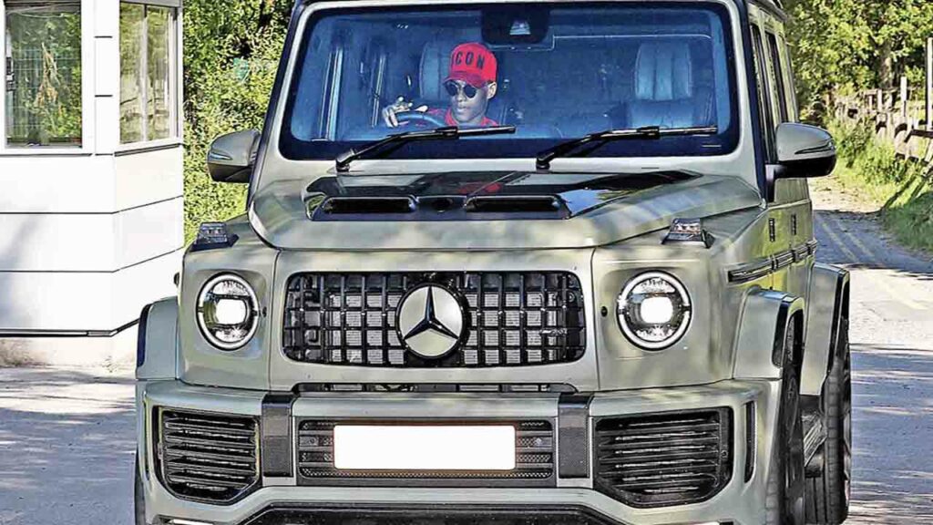 marcus rashford mercedes g63 amg