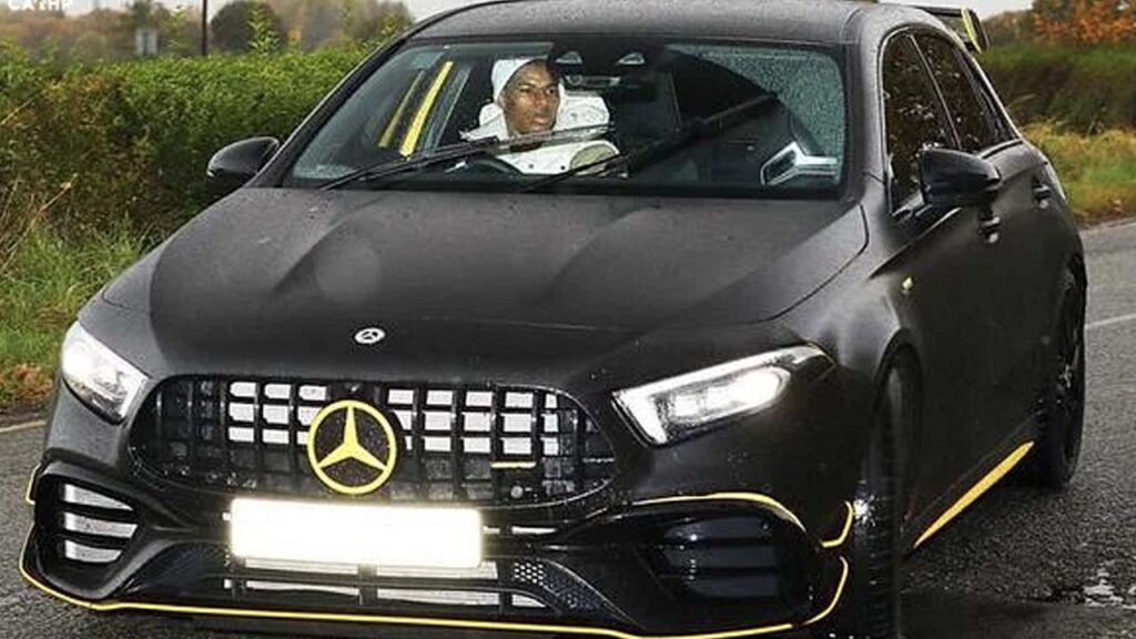marcus rashford mercedes amg a45