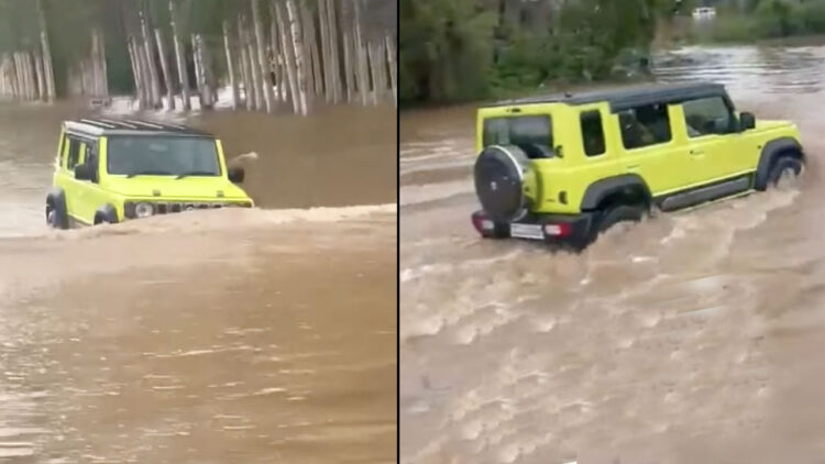 Maruti Jimny Delhi Floods