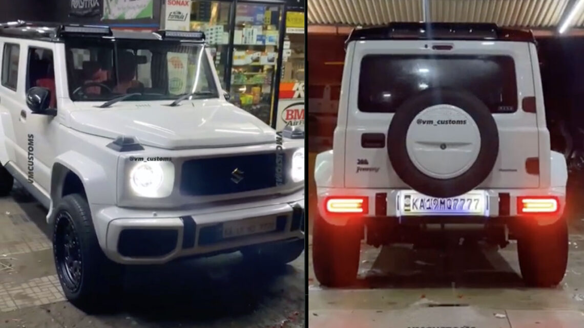 Maruti Jimnt to Mercedes G wagon Conversion