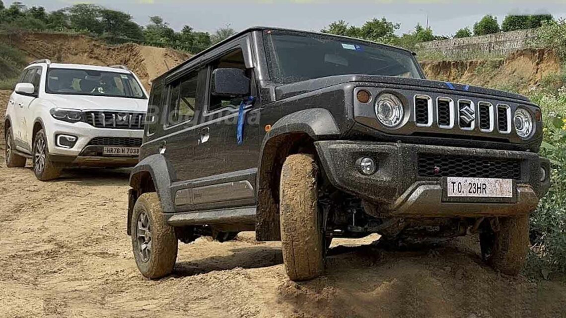 Maruti Jimny vs Mahindra Scorpio N Ground Clearance Test » Car Blog India