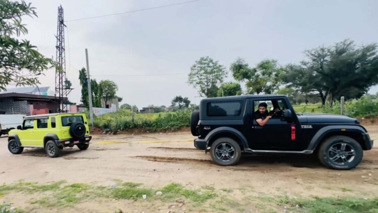 Maruti Jimny Vs Mahindra Thar Tug of War