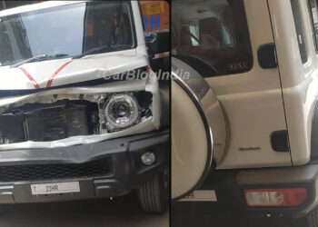 maruti suzuki jimny first accident