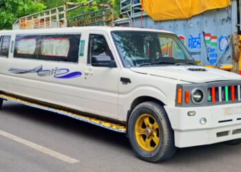 modified mahindra scorpio limousine