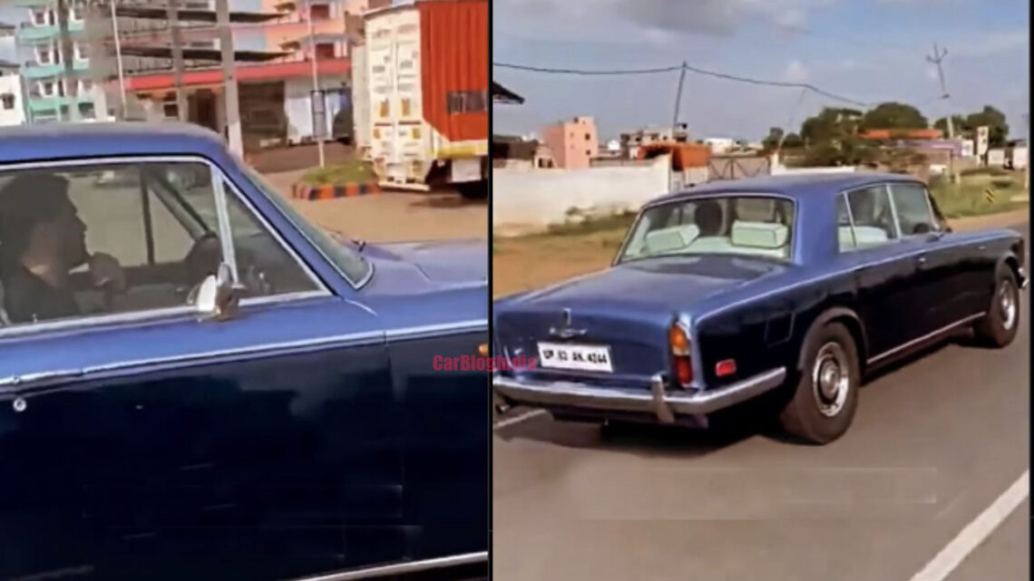 Ms Dhoni Vintage Rolls Royce Silver Wraith in Ranchi