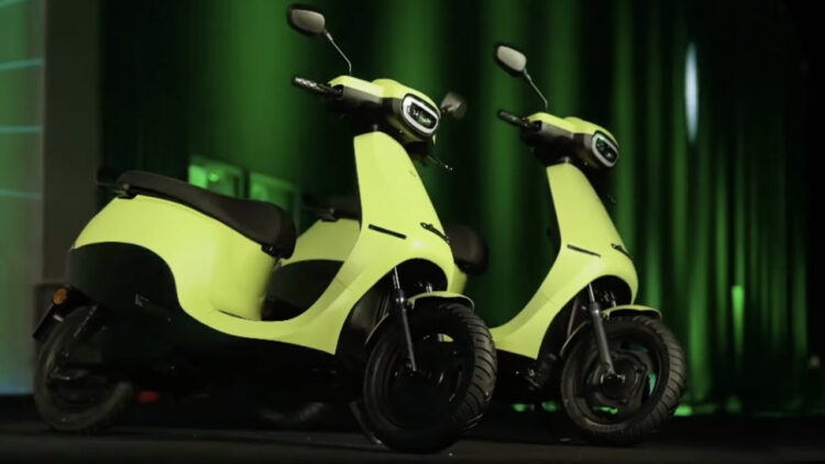 ola s1 air neon colour