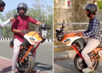 One Wheeled Electric Bike