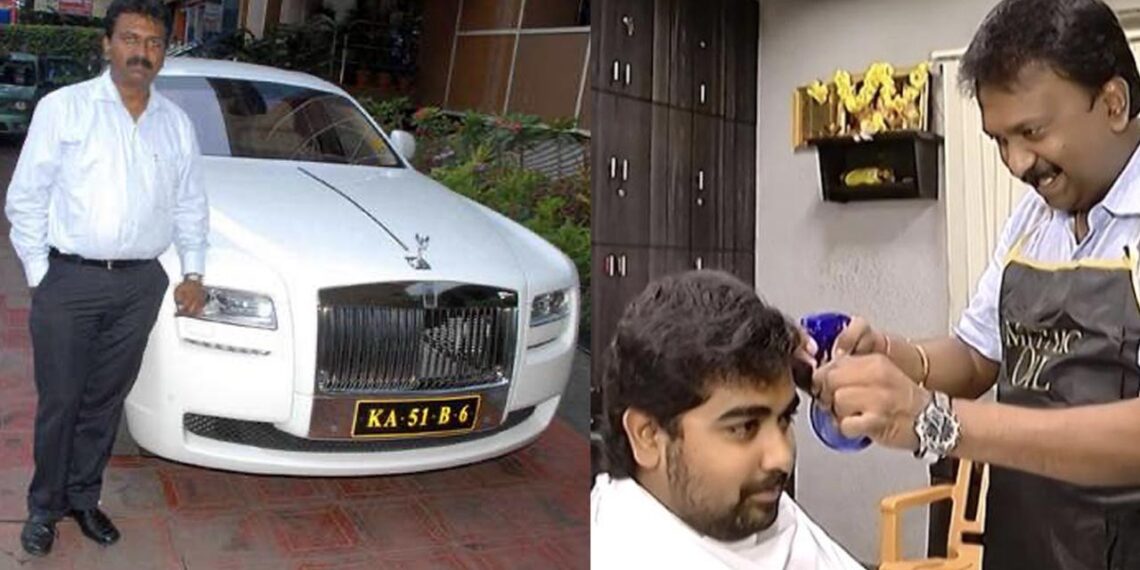 ramesh babu billionaire barber rolls royce