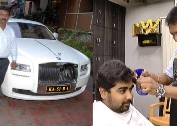 ramesh babu billionaire barber rolls royce