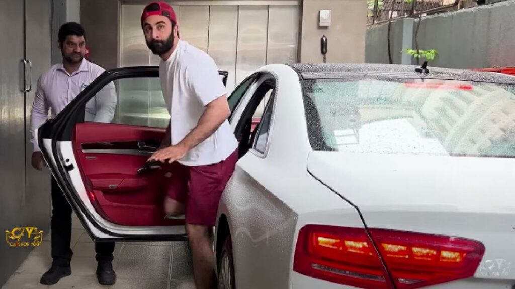 Ranbir Kapoor with Audi A8L