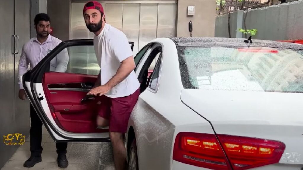 Ranbir Kapoor with Audi A8l