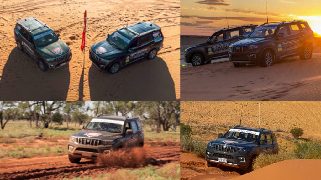 Mahindra Scorpio n Becomes Fastest Production Vehicle to Cross Simpson Desert