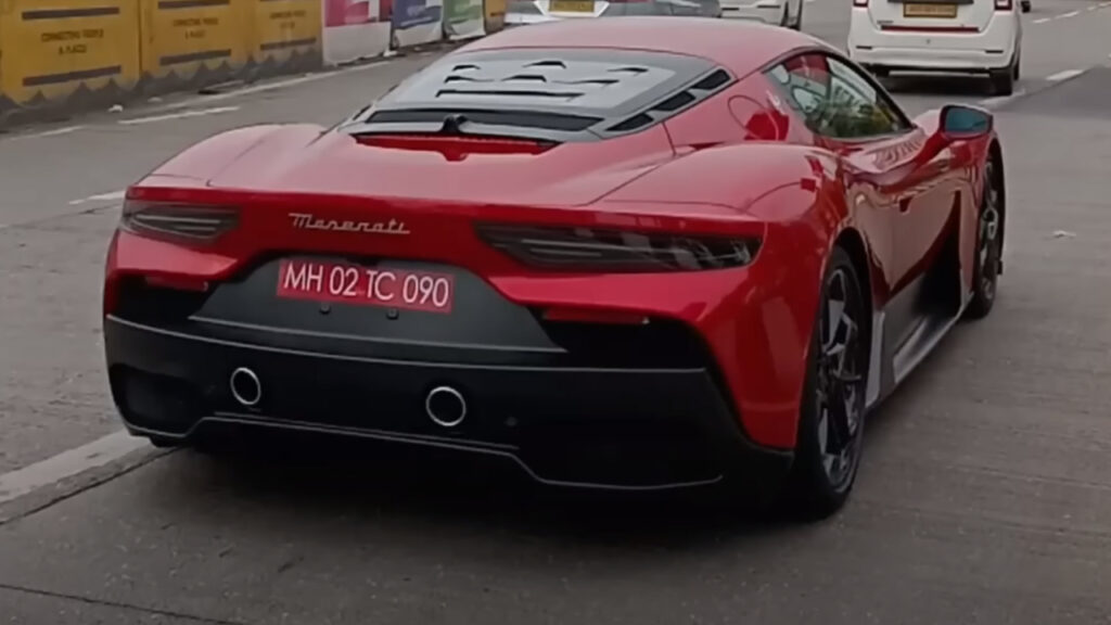 Raymond MD Gautam Singhania's Maserati MC20 Spotted on Mumbai Roads