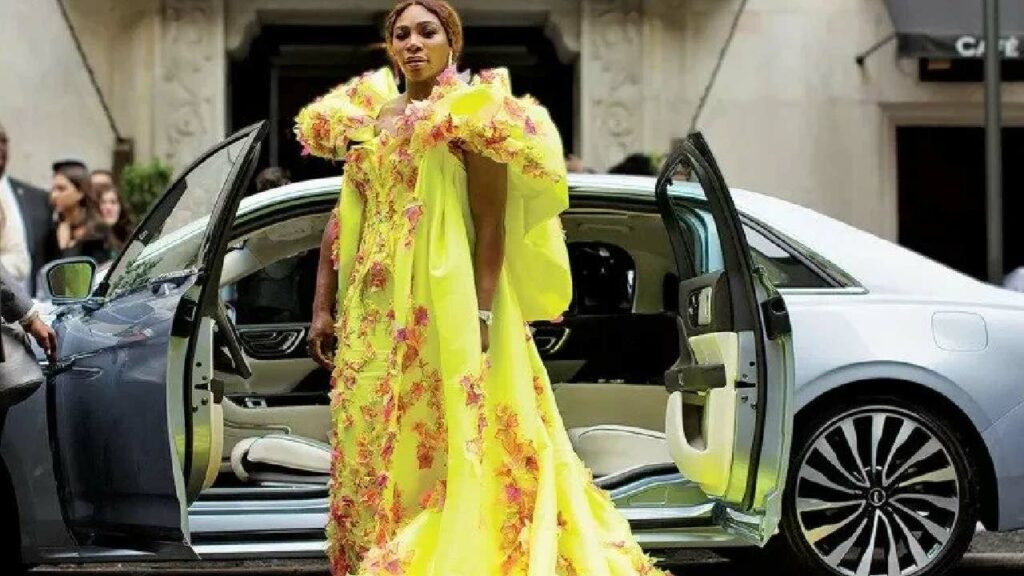 Serena Williams with Bentley Continental GT