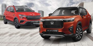 skoda kushaq vs honda elevate comparison