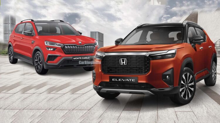 skoda kushaq vs honda elevate comparison