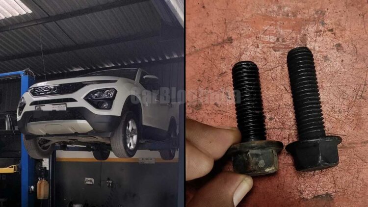 tata harrier silent recall gearbox bolt