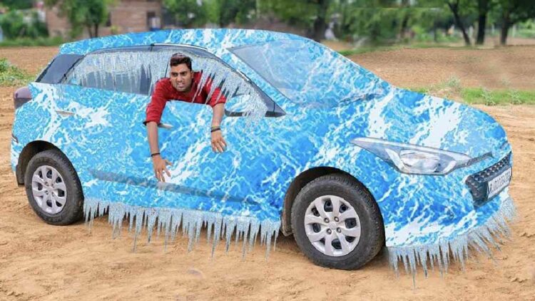 Vlogger Makes Hyundai Santro Freeze