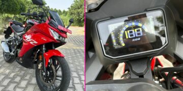 2023 Hero Karizma XMR 210 0-100 Acceleration