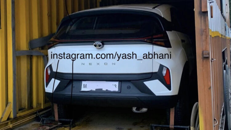 2023 tata nexon facelift rear