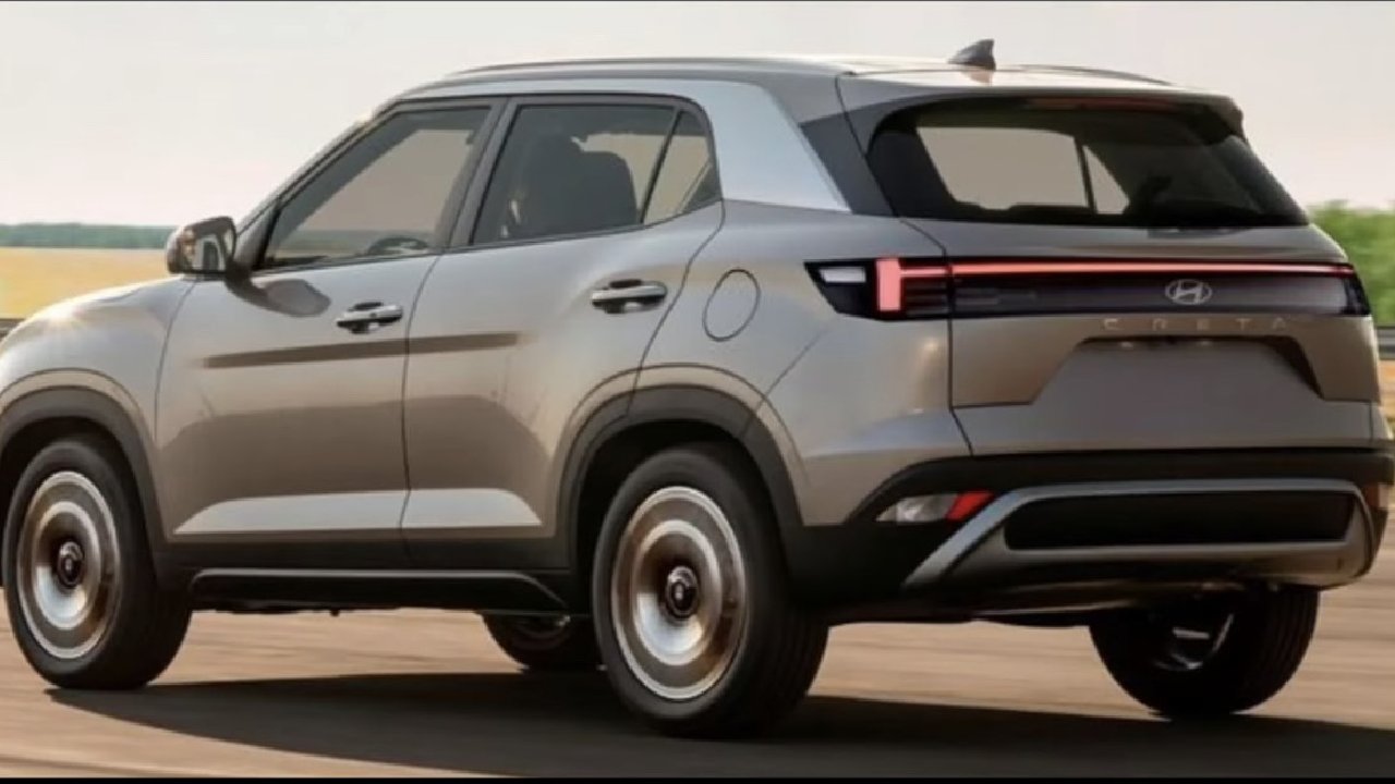 2024 Hyundai Creta Rendering Rear Three Quarters