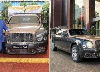 Most Expensive Car India Bentley Mulsanne EWB Left