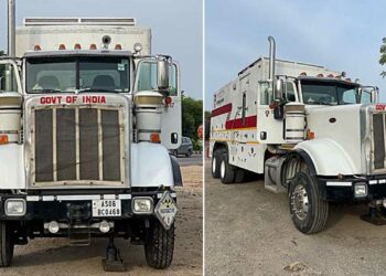 Oil India Ltd's Peterbilt Wireline Truck