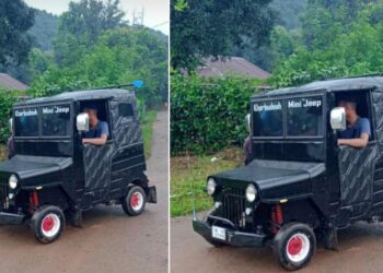 Auto Rickshaw Converted into Mahindra Thar Jeep