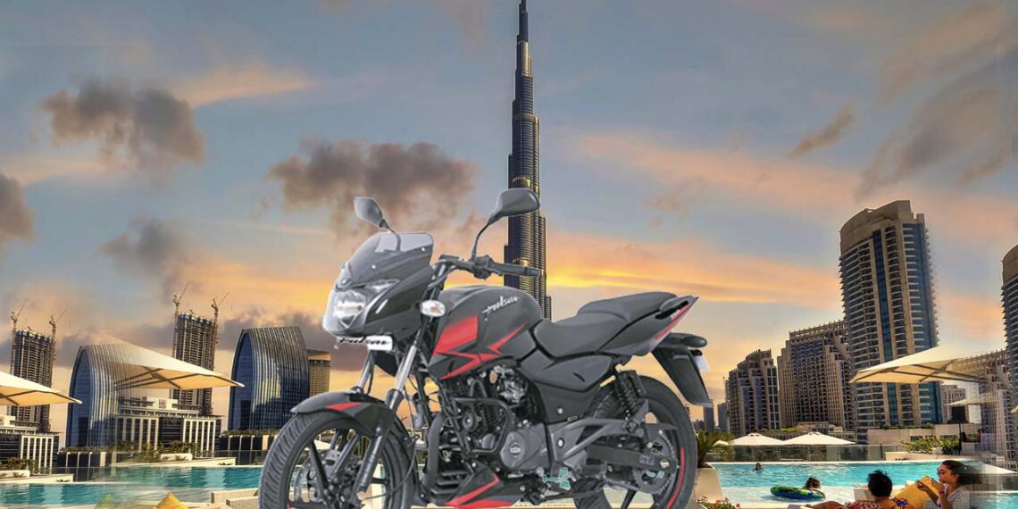 bajaj pulsar 180 burj khalifa