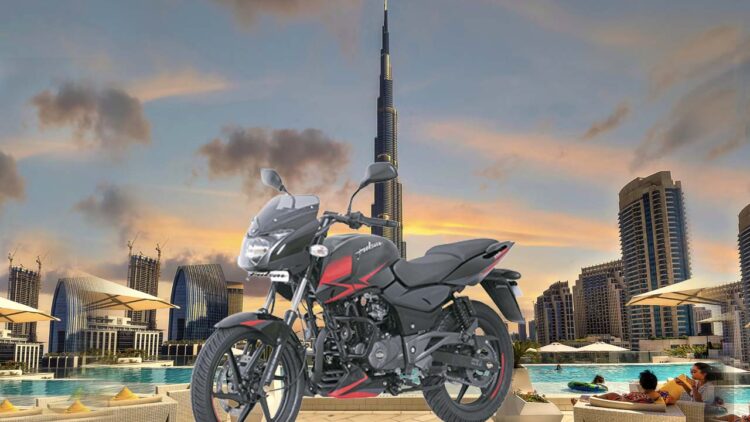 bajaj pulsar 180 burj khalifa