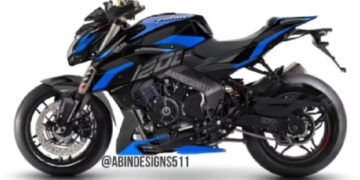 Bajaj Pulsar NS200 Rendition