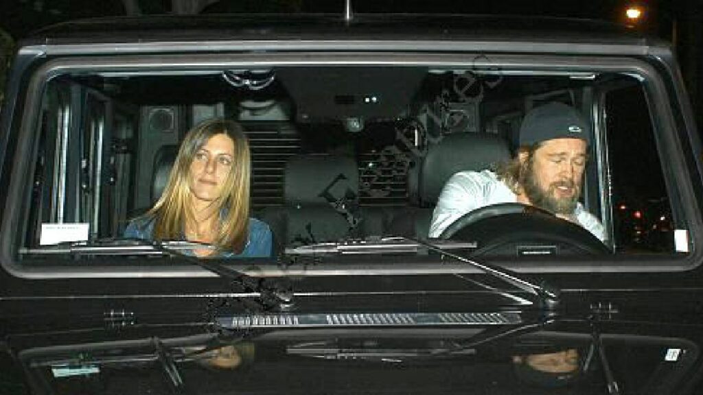 Brad Pitt in Mercedes G-Wagon