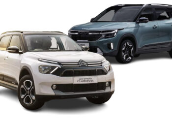 citroen c3 aircross vs kia seltos facelift comparison