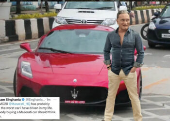 gautam singhania maserati mc20 worst car