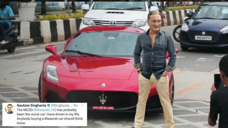 Gautam Singhania Maserati Mc20 Worst Car