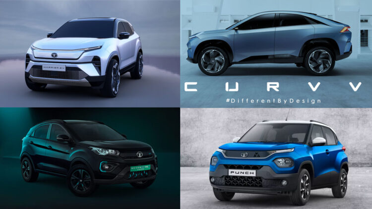 Tata Nexon Ev Harrier Ev Punch Ev Curvv Ev Coming in Next 8 Months