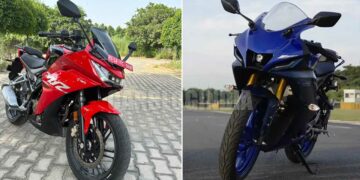 hero karizma xmr vs yamaha r15 v4 comparison