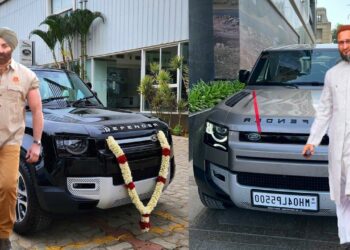 Indian Politicians Land Rover Defender