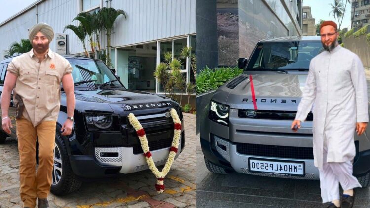 Indian Politicians Land Rover Defender