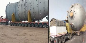 India's Longest Truck has 450 Wheels