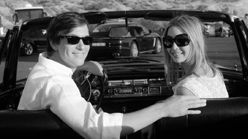 Ivanka Trump with her Mercedes 220 SE Ponton