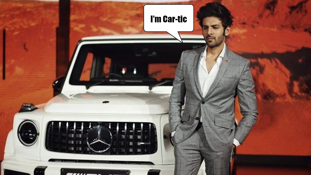 Kartik Aaryan Mercedes G-Wagon Car-tik