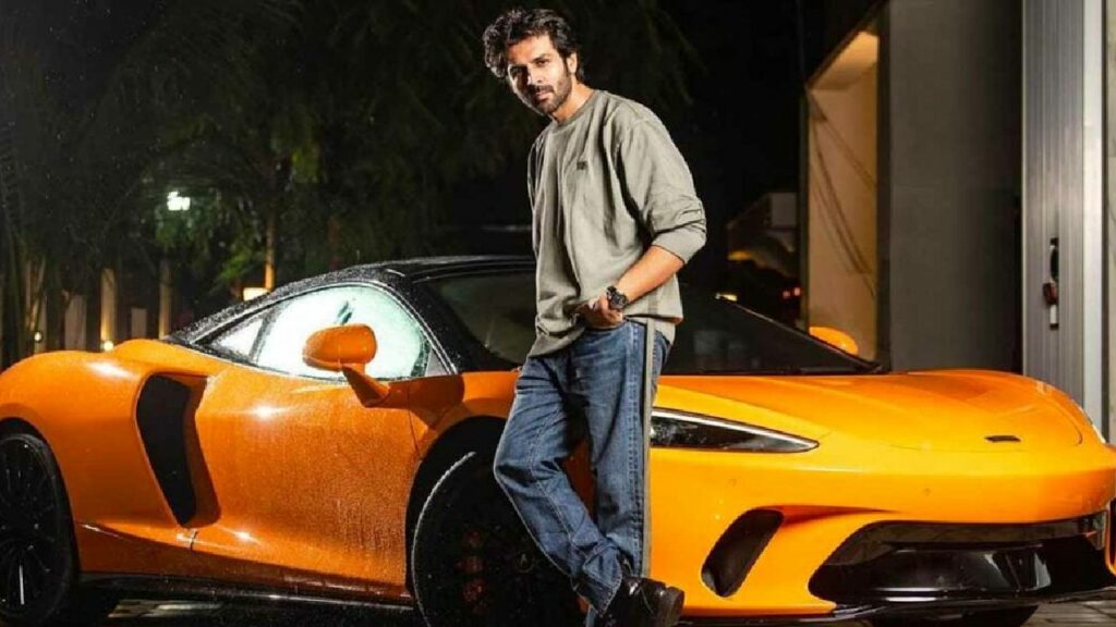 Kartik Aaryan Mclaren Gt Car tik