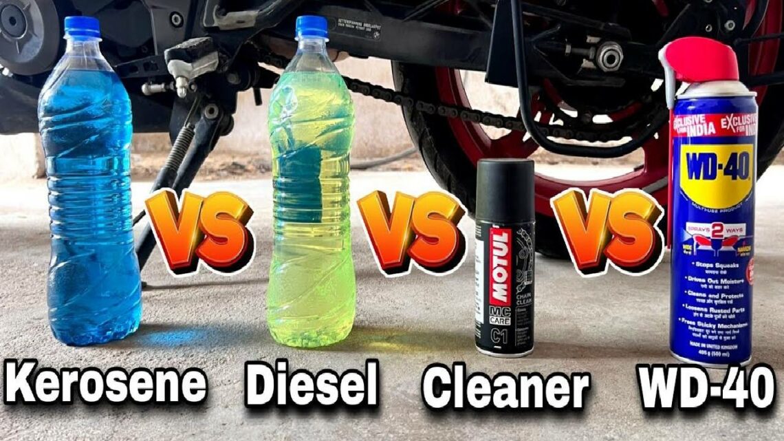Kerosene or Diesel Better Bike Chain Cleaner