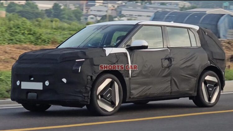 Kia Ev4 Front Three Quarters Spy Image